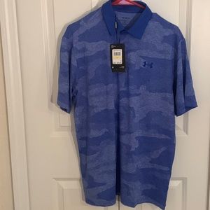 Under Armour golf polo - Blue - Medium NWT